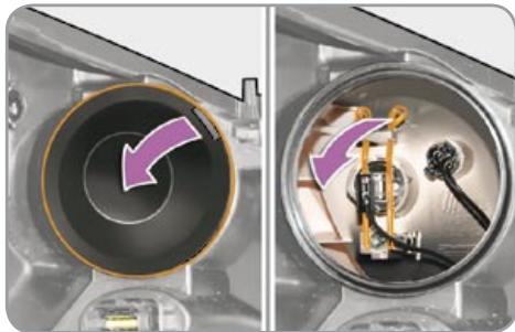 CITROEN C3 2 2009 - Changing sidelamp bulbs - 2