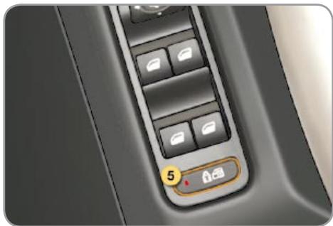 CITROEN C3 2 2009 - Deactivating the rear window and door switches - 1