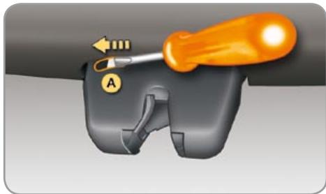 CITROEN C3 2 2009 - Tailgate release - 1