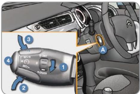 CITROEN C3 2 2009 - Steering wheel controls - 1