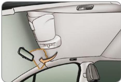 CITROEN C3 2 2009 - Sun visors - 1