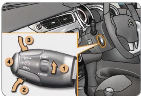 CITROEN C3 2 2009 - Speed limiter "LIMIT" - 1