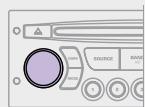CITROEN C3 2 2009 - ADJUSTING THE VOLUME OF THE AUXILIARY SOURCE - 4
