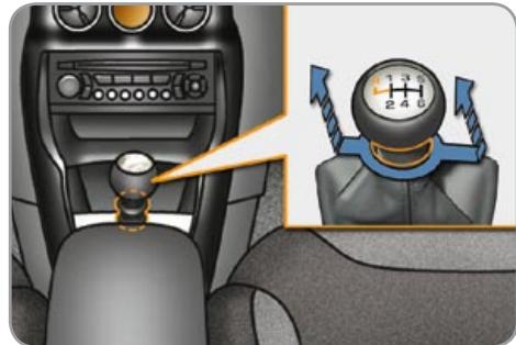 CITROEN C3 2 2009 - Engaging reverse gear - 1