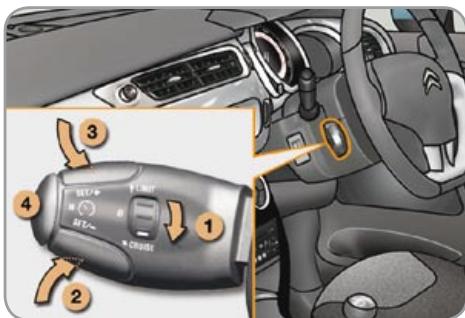 CITROEN C3 2 2009 - Cruise control "CRUISE" - 1