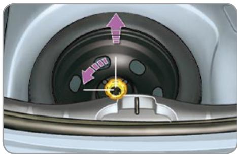 CITROEN C3 2 2009 - Taking out the wheel - 1