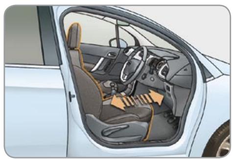 CITROEN C3 2 2009 - Front seats - 1
