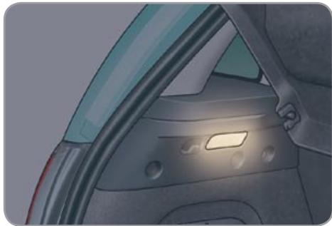 CITROEN C3 2 2009 - BOOT LIGHTING - 1