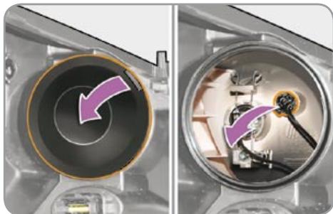 CITROEN C3 2 2009 - Changing sidelamp bulbs - 3