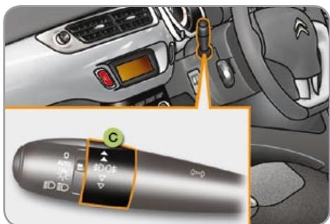 CITROEN C3 2 2009 - Model with rear foglamp only - 2