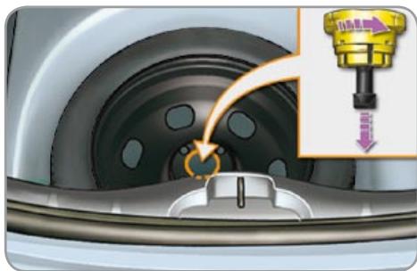 CITROEN C3 2 2009 - Putting the wheel back in place - 1