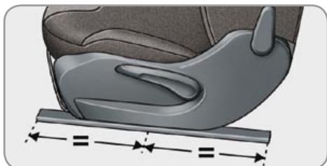 CITROEN C3 2 2009 - Intermediate longitudinal position - 1