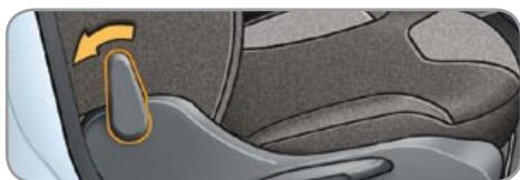 CITROEN C3 2 2009 - Seat back angle adjustment - 6