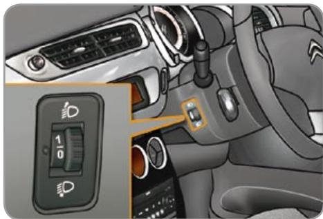 CITROEN C3 2 2009 - HEADLAMP ADJUSTMENT - 1