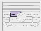 CITROEN C3 2 2009 - SELECTING/PLAYING MUSIC CD, MP3/WMA CD - 2