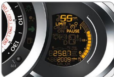CITROEN C3 2 2009 - Display in the instrument panel - 1