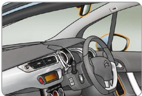 CITROEN C3 2 2009 - MIRRORS - 1