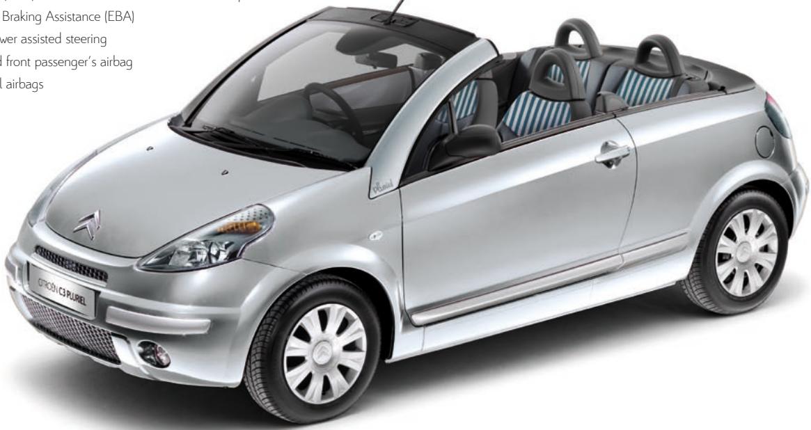 CITROEN C3 PLURIEL - > CITROËN C3 PLURIEL CÔTE D'AZUR SPECIFICATION INCLUDES: - 1