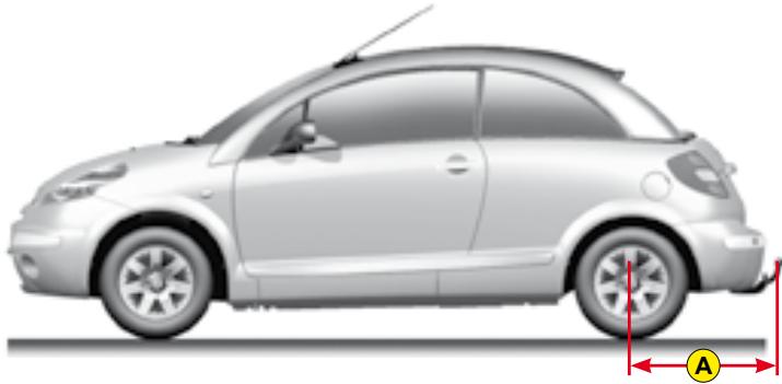CITROEN C3 PLURIEL 2008 - Dimensions (en mètres) - 1