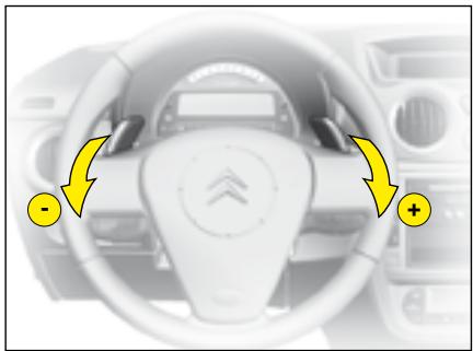 CITROEN C3 PLURIEL 2008 - Annulation du mode automatisé - 1
