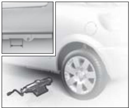 CITROEN C3 PLURIEL 2008 - Dimension de la roue de secours - 1