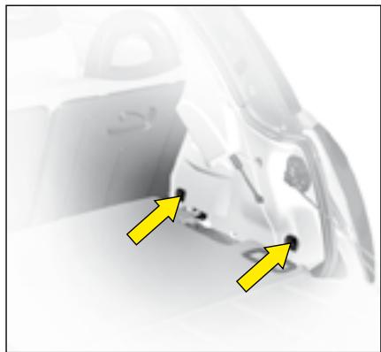 CITROEN C3 PLURIEL 2008 - Pour fermer le volet arrière ou la lunette : - 3