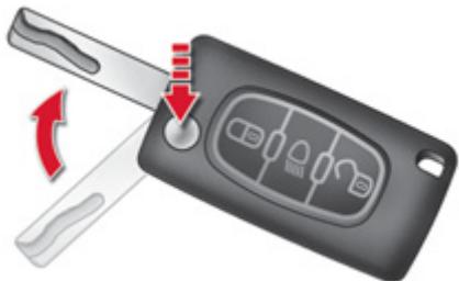 CITROEN C4 PICASSO 2011 - N∅GLE MED FJERNBETJENING - 1