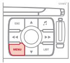 CITROEN C4 PICASSO 2011 - VISNING AF KORT I VINDUE ELLER I FULD SKÆRMST∅RRELSE - 2