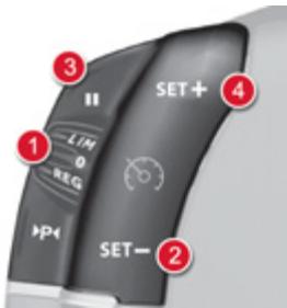CITROEN C4 PICASSO 2011 - Hastighedsbegrænser - 1