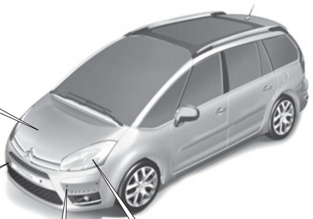 CITROEN C4 PICASSO 2011 - P-pladsmåler - 1