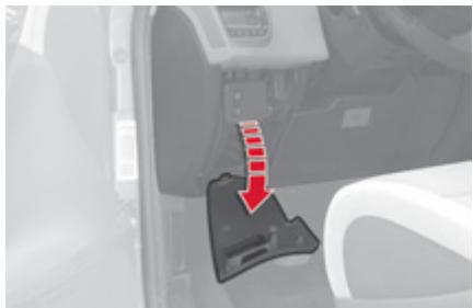 CITROEN C4 PICASSO 2011 - Adgang til sikringer - 1