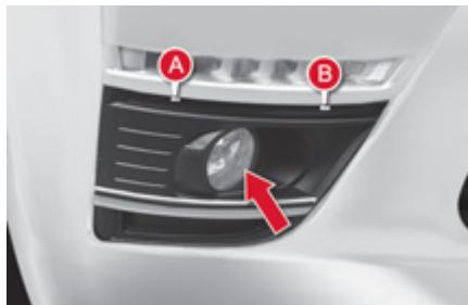 CITROEN C4 PICASSO 2011 - Udskiftning af pære i tågeforlygter (H11-55 W) - 1