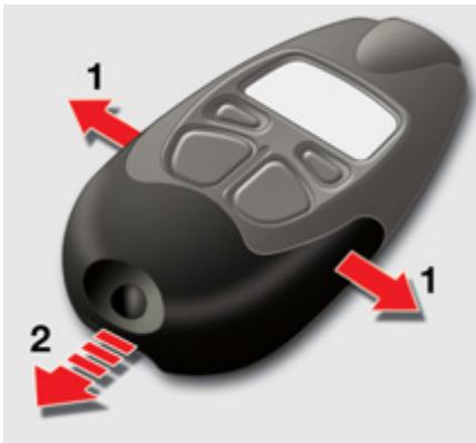 CITROEN C5 2 2011 - Reinitialisierung der Fernbedienung - 1