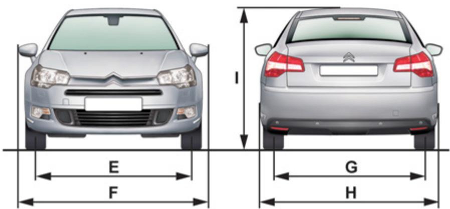 CITROEN C5 2 2011 - (IN MILLIMETER) - 2