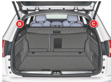 CITROEN C5 2 2011 - GEPÄCKABDECKUNG (TOURER) - 3