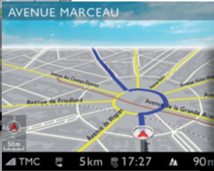AVENUE MARCEAU Avenue du Compséines Avenue de Friedland Avenue de la Grande Arrond 50m TMC 5km 17:27 90m