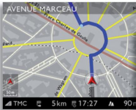 AVENUE MARCEAU Place Charles de Gaulle 50m de Wagesen ahmm TMC 5 km 17:27 90m