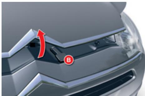 CITROEN C5 2 2011 - Öffnen der Motorhaube - 2