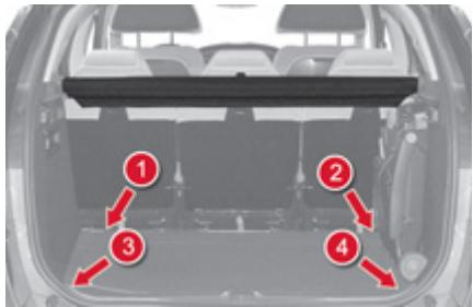 CITROEN GRAND C4 PICASSO 2011 - Afmontering af oprulningsmekanisme - 1