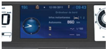 CITROEN GRAND C4 PICASSO 2011 - MyWay- eller NaviDrive-farvedisplay - 2