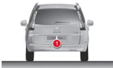 CITROEN GRAND C4 PICASSO 2011 - Åbning af bagklap - 1