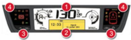 CITROEN GRAND C4 PICASSO 2011 - Instrumentgruppe - 1