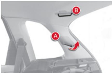 CITROEN GRAND C4 PICASSO 2011 - Sikkerhedssele ved midterste bagsæde - 1