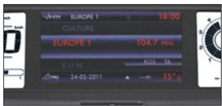 CITROEN GRAND C4 PICASSO 2011 - MyWay- eller NaviDrive-farvedisplay - 1