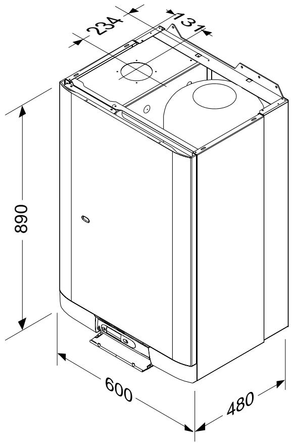SAUNIER DUVAL ISOMAX F 28 E - Boiler casing - 2