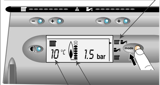 SAUNIER DUVAL ISOMAX F 28 E - Setting to the WINTER position (Heating + hot water) - 1