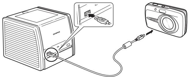 OLYMPUS P-11 - Anschreiben einer Digitalkamera an den Drucker - 1