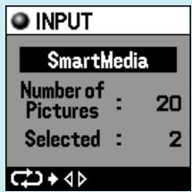 OLYMPUS P-400 - Select the data input method - 5