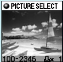 OLYMPUS P-400 - Select the picture to be printed - 8