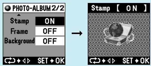 OLYMPUS P-400 - Selecting a stamp - 2